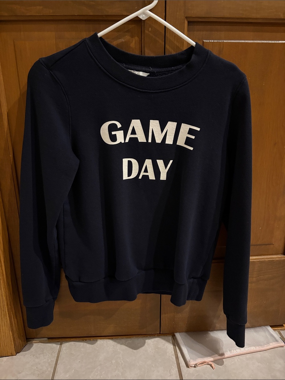 1901 Navy Blue "GAME DAY" Pullover Sweater